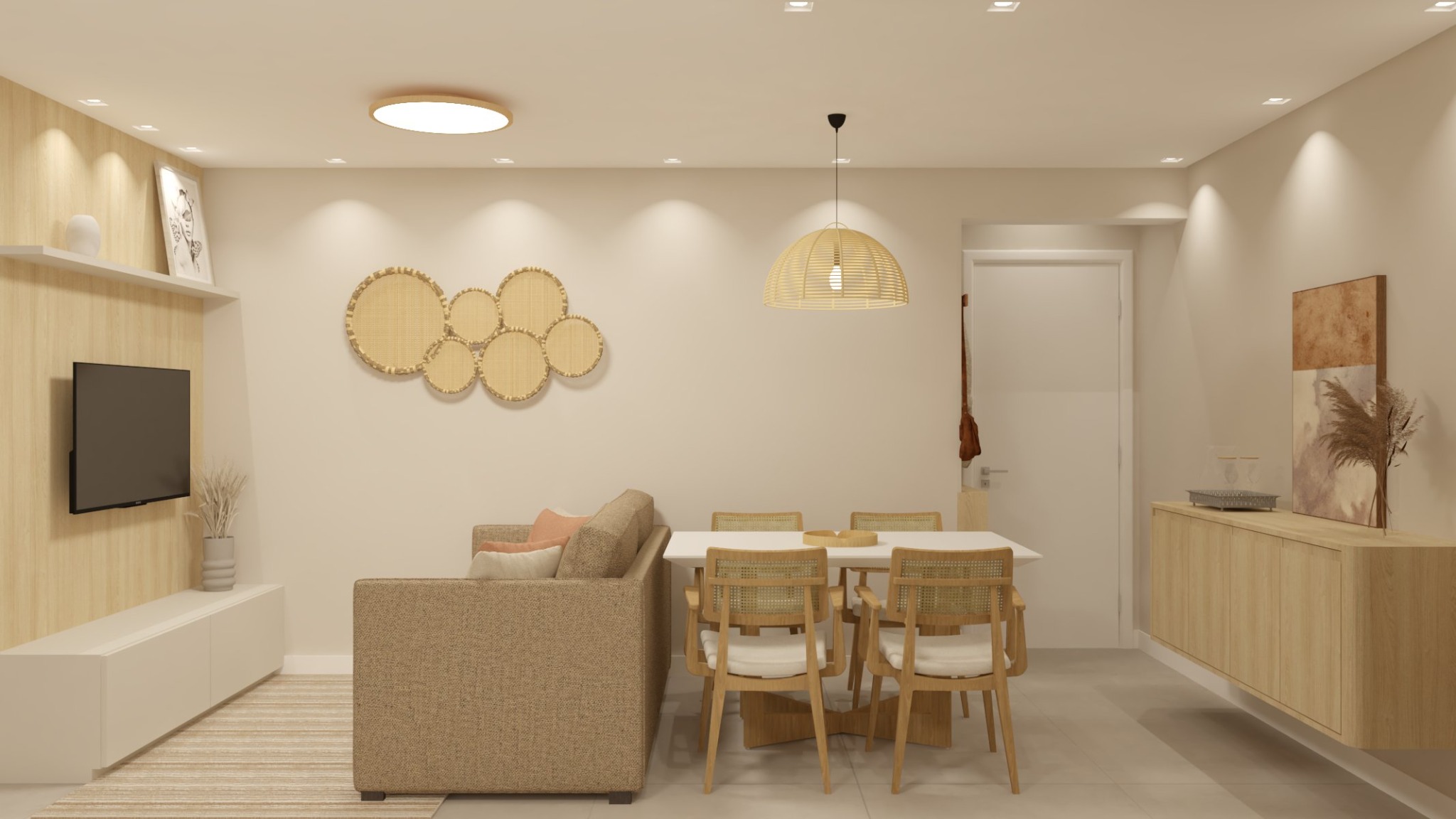 Projeto de interiores do Studio Ikó